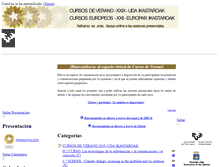 Tablet Screenshot of cursosverano.asmoz.org